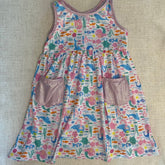 Dahlia Sleeveless Tee Dress by The Original Flap Happy